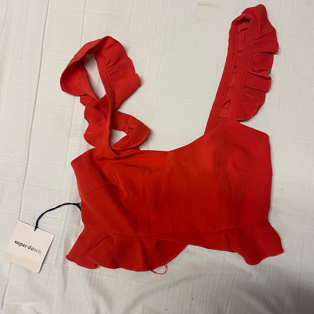 Super down crop top